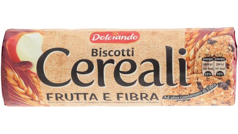 Biscotti Cereali Frutta e Fibra