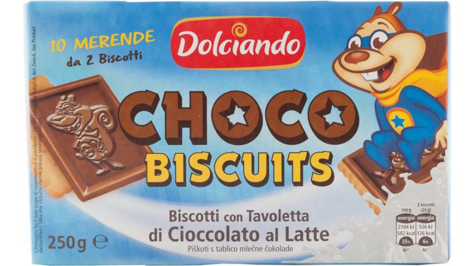 Snack Biscotti Tavoletta Cioccolato 10pz