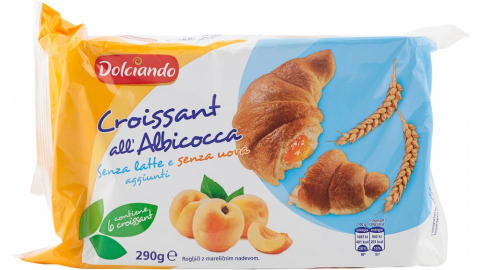 Croissant Albicocca senza Latte e Uova 6pz 