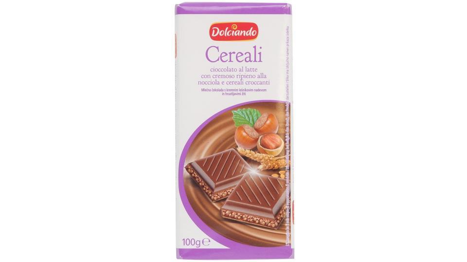 Cioccolata Ripiena Nocciola e Cerali