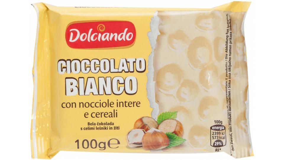 Cioccolato Bianco con Nocciole Intere