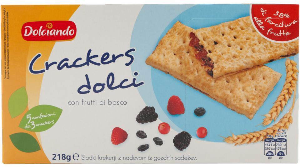 Crackers Dolci Ripieni Frutti di Bosco 5pz