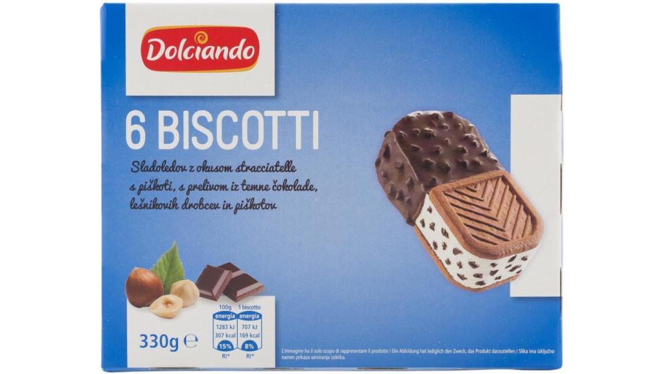 Mini Biscotti Cioco Stracciatella 6pz