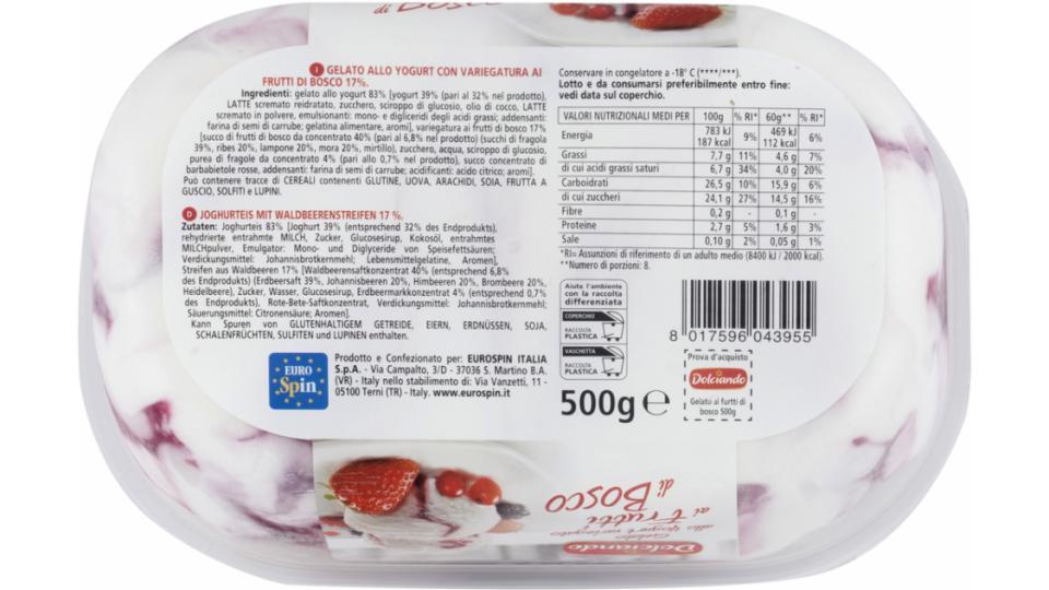 Gelato Yogurt Frutti Bosco