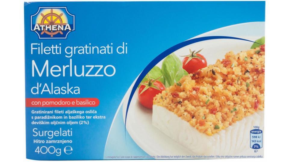 Filetti Gratinati di Merluzzo