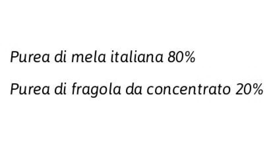 La Mousse Passata di Mela e Fragola 2 x 100 g