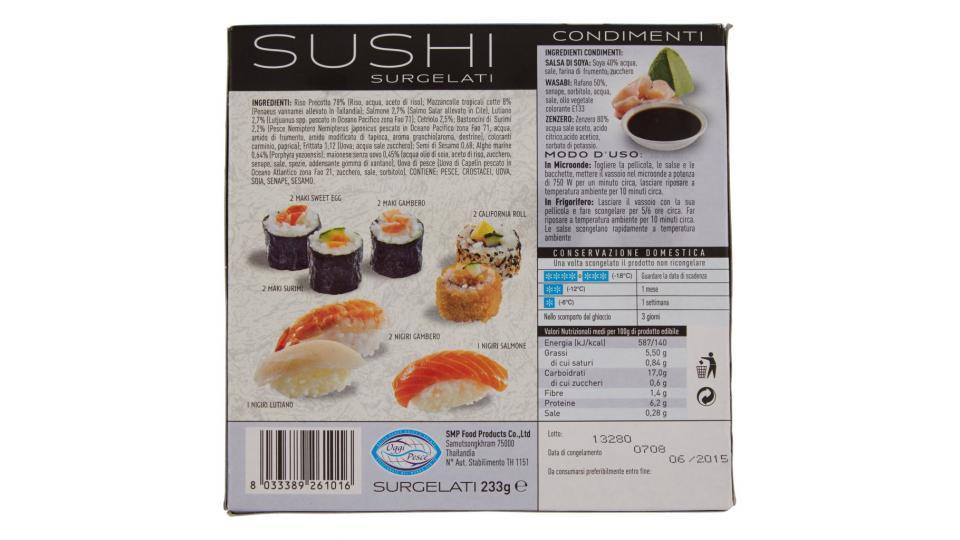 Sushi 12 Sushi Assortiti Surgelati