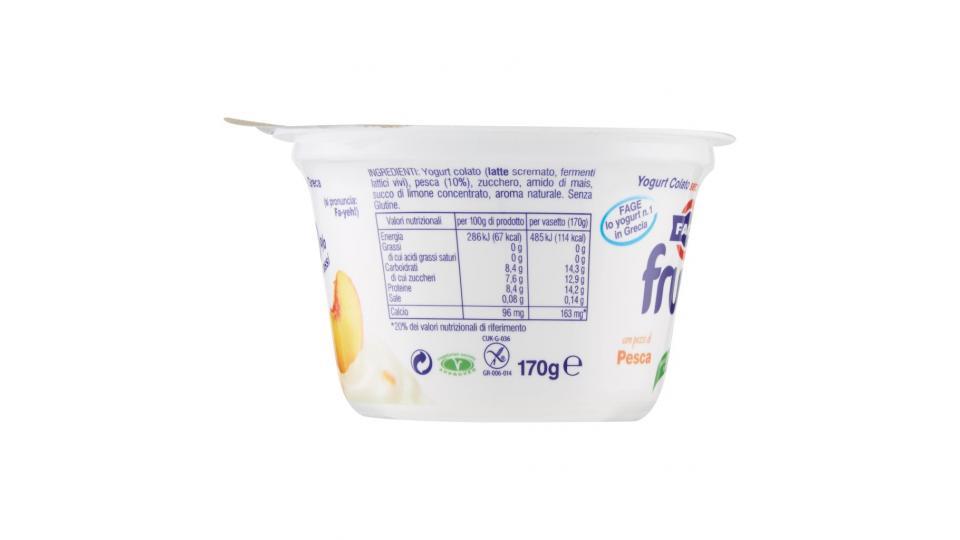 Fruyo 0% Grassi con Pezzi di Pesca