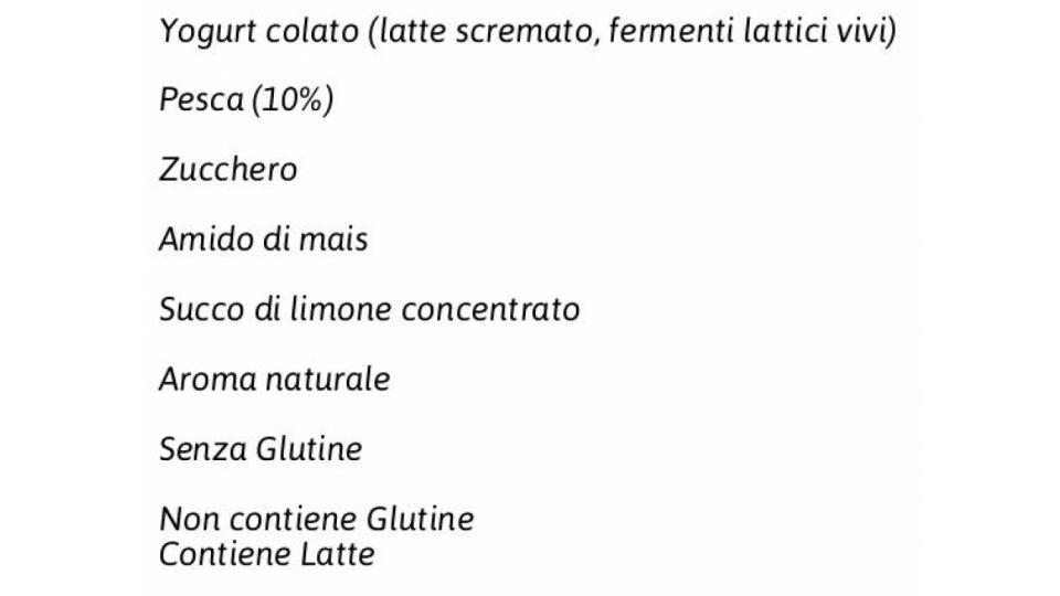 Fruyo 0% Grassi con Pezzi di Pesca