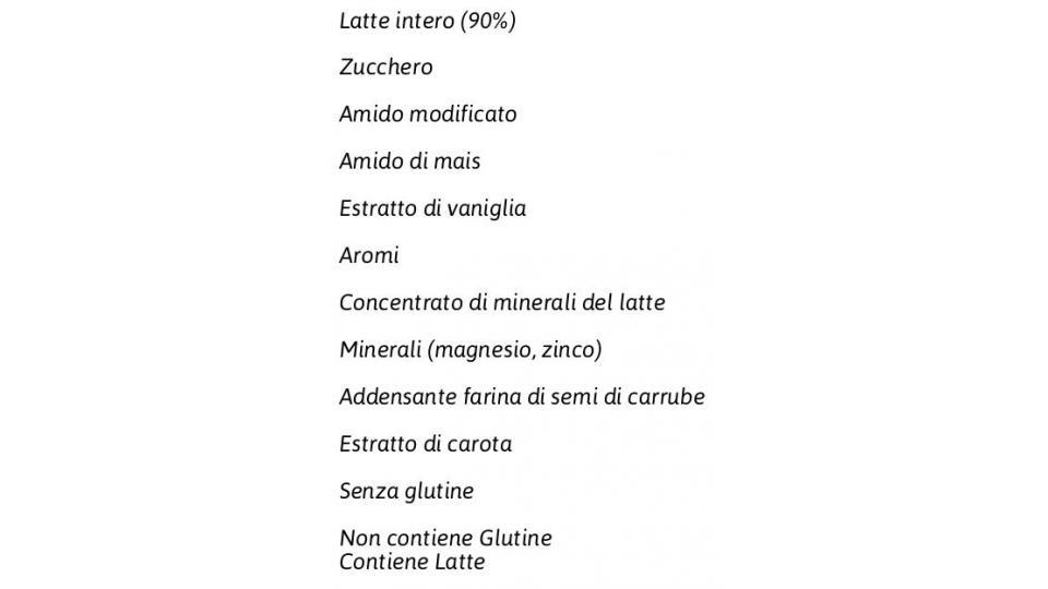 Merenda al Latte Vaniglia Da 6 mesi