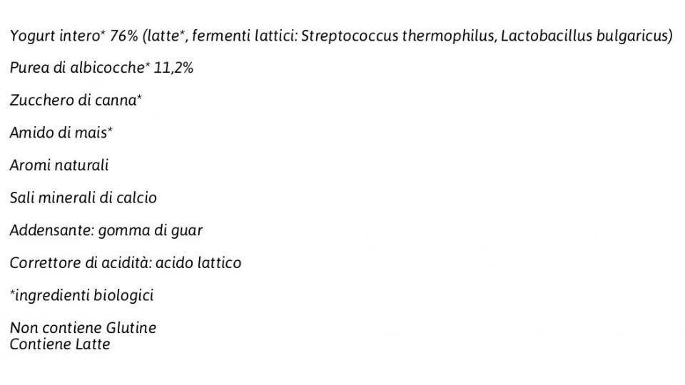 Yogurt Bio Albicocca 2 x 115 g