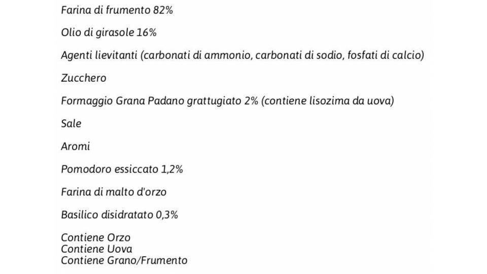 Cracker con Pomodoro e Grana Padano