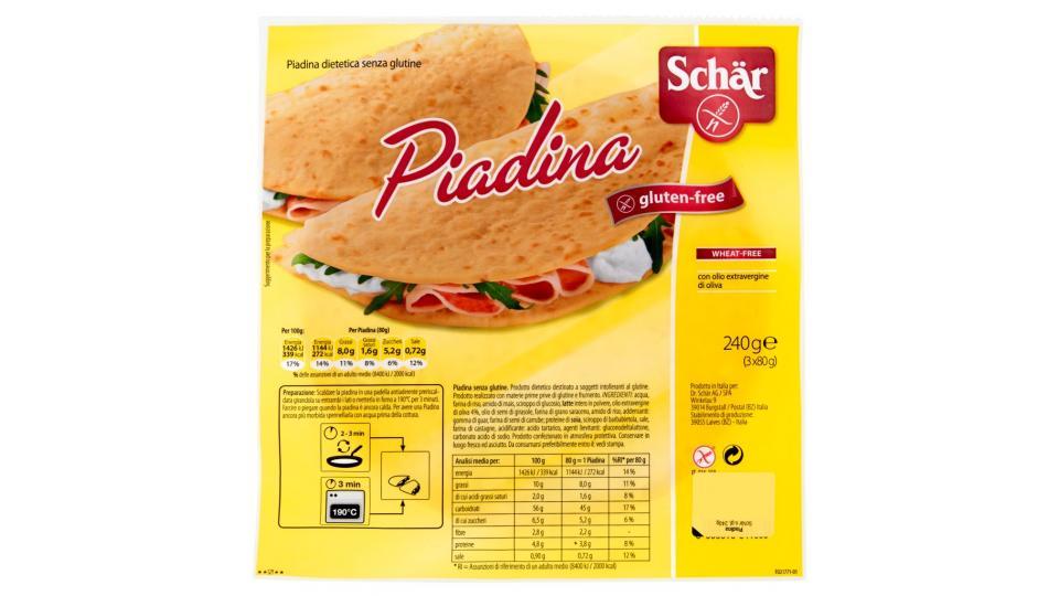 Piadina 3 x 80 g