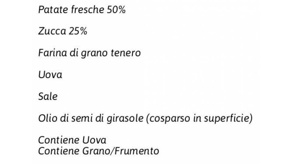 Il Classico Gnocco Rigato alla Zucca