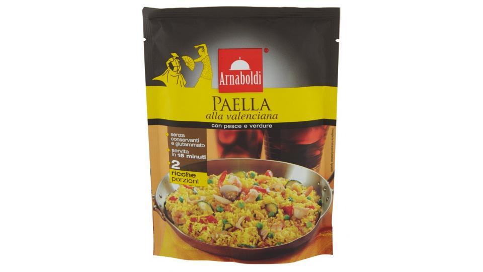 Paella alla Valenciana con Pesce e Verdure