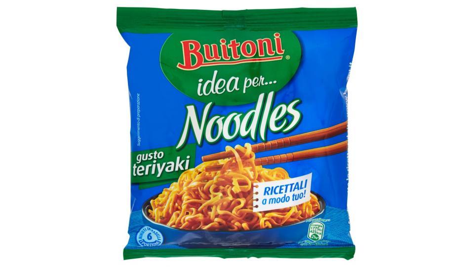 IDEA PER NOODLES GUSTO TERIYAKI Noodles istantanei e condimento 1 porzione