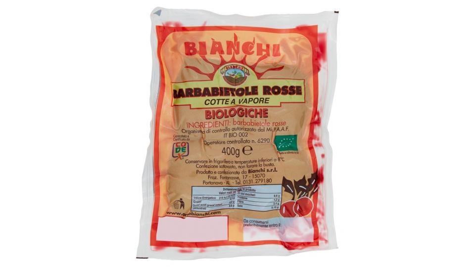 Barbabietole Rosse Cotte a Vapore Biologiche