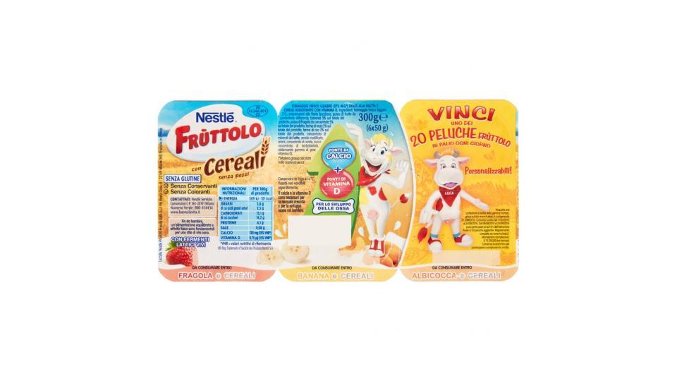 NestlÉ  con Cereali Fragola e Cereali - Banana e Cereali - Albicocca e Cereali 6 x 50 g