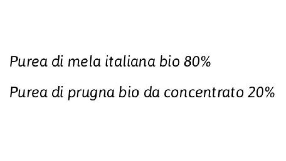 Bio la Mousse Passata di Mela e Prugna