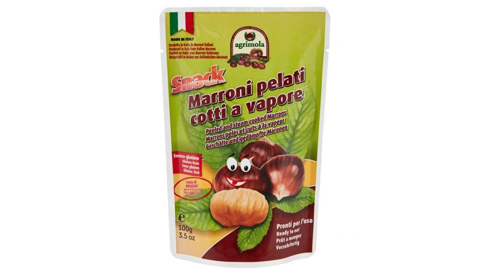 Snack Marroni Pelati Cotti a Vapore
