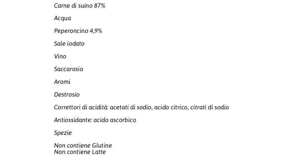 Luganega di Suino al Peperoncino