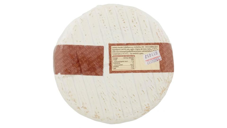 Piattone Formaggio a Pasta Molle della Valtellina