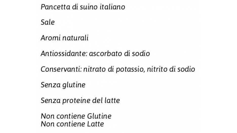 Pancetta da Suini Allevati all'Aperto