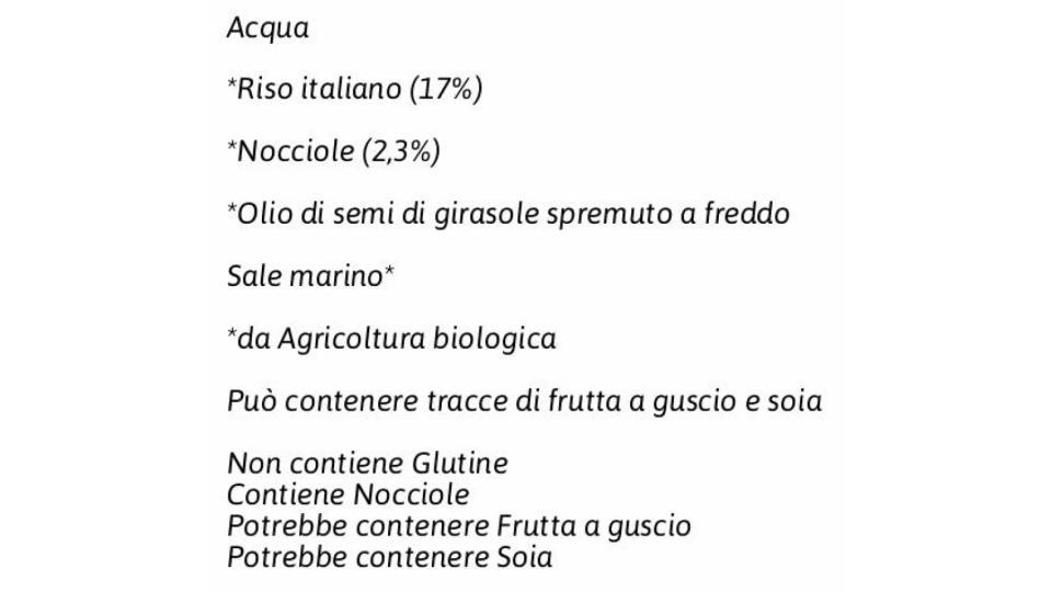 Biologico Riso e Nocciole