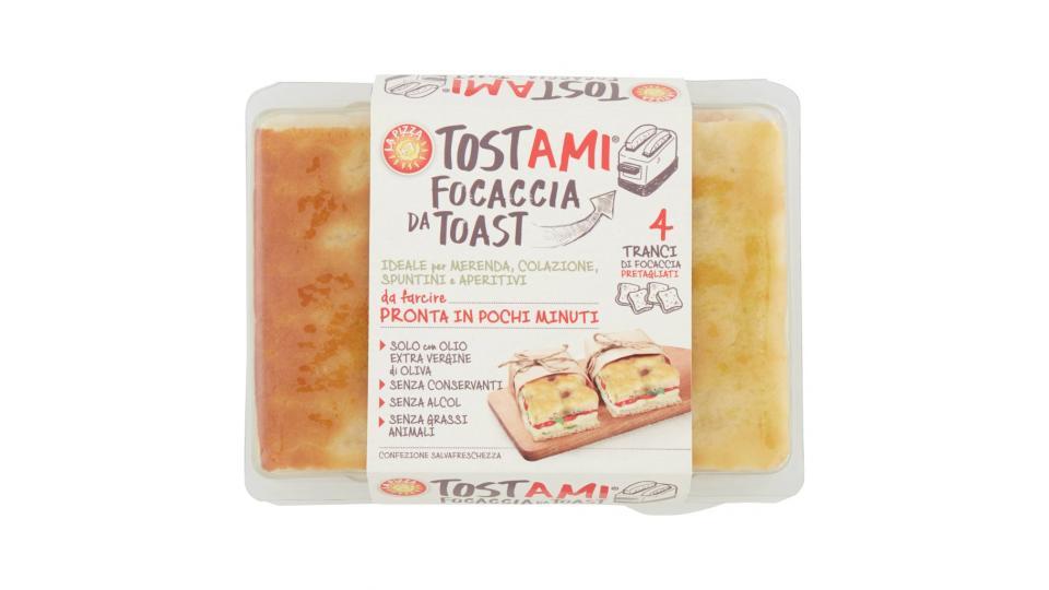 Tostami Focaccia da Toast 4 x 67,5 g