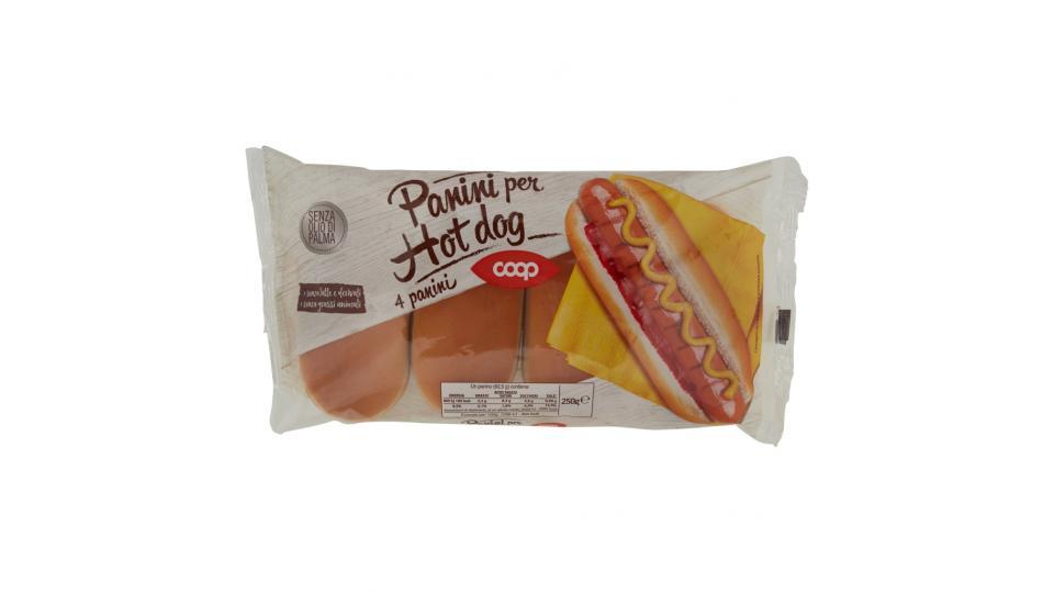 Panini per Hot Dog 4 x 62,5 g