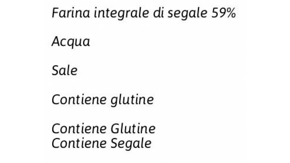 Senza Lievito Pane di Segale