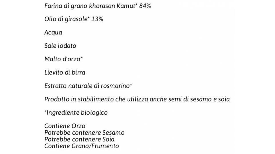 Tostissime Kamut Bio