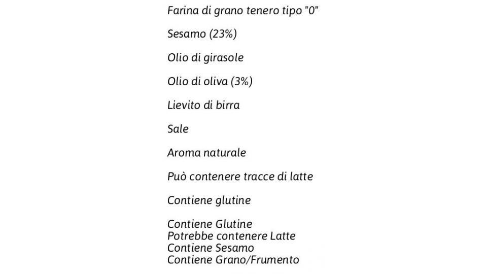 Longuets Fior di Sesamo con Olio di Oliva