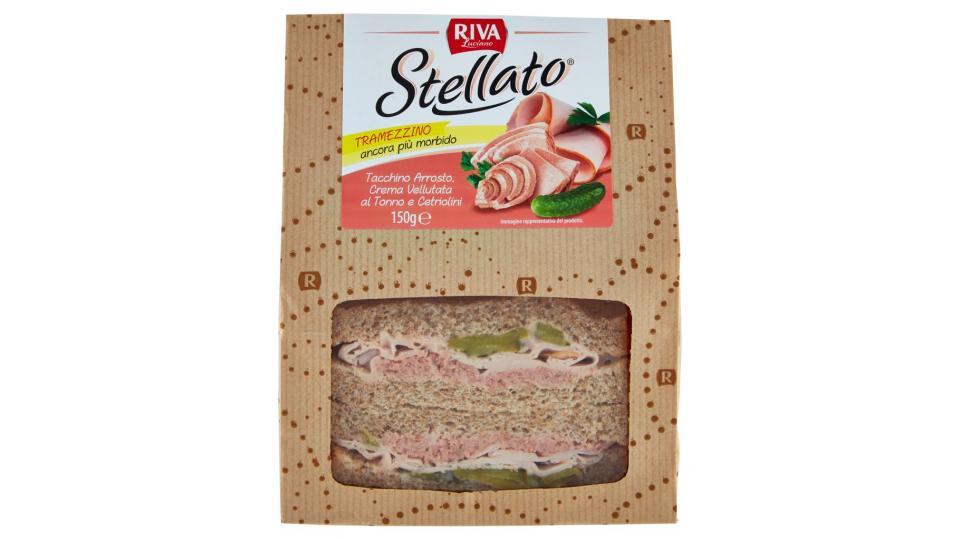 Stellato Tacchino Arrosto, Crema Vellutata al Tonno e Cetriolini