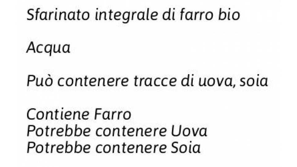 Farro Integrale Bio Casarecce