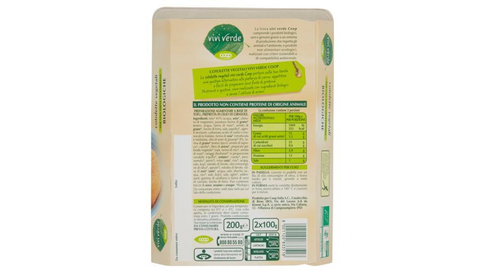 Cotolette Vegetali Biologiche