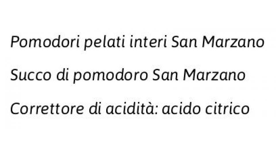 Pomodoro S. Marzano dell'Agro Sarnese - Nocerino D.O.P.
