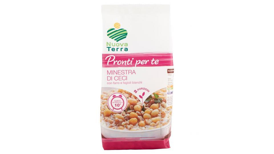 Pronti per Te Minestra di Ceci con Farro e Fagioli Bianchi