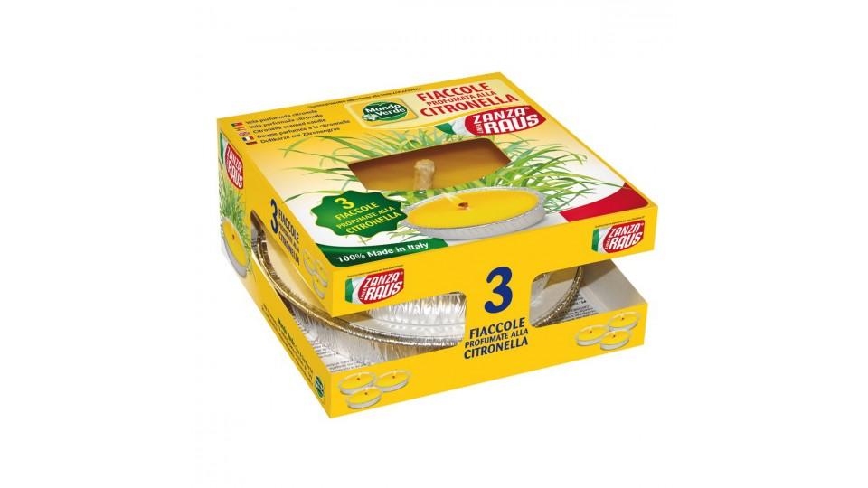FIACCOLE CITRONELLA IN STAGNOLA