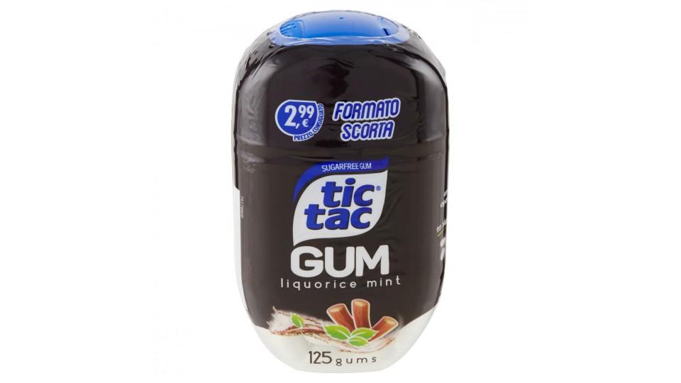 TIC TAC GUM LIQUORICEMINT