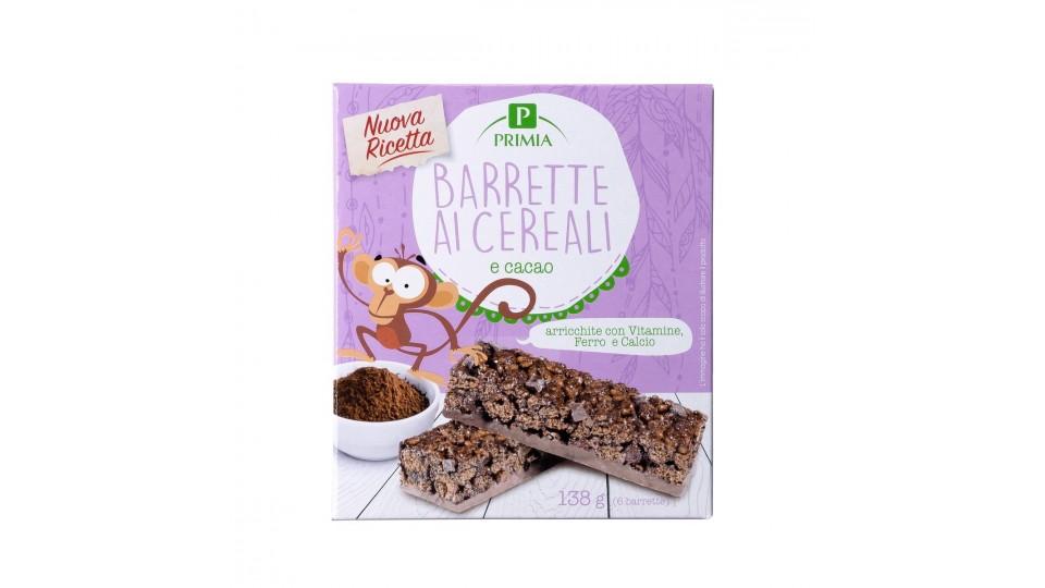 BARRETTE AI CEREALI/CACAO