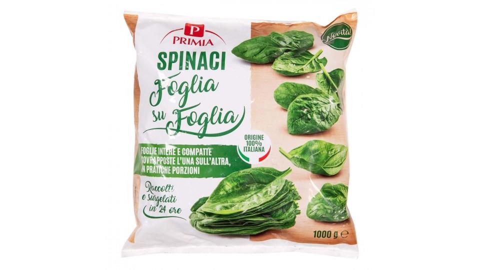 SPINACI FOGLIA SU FOGLIA