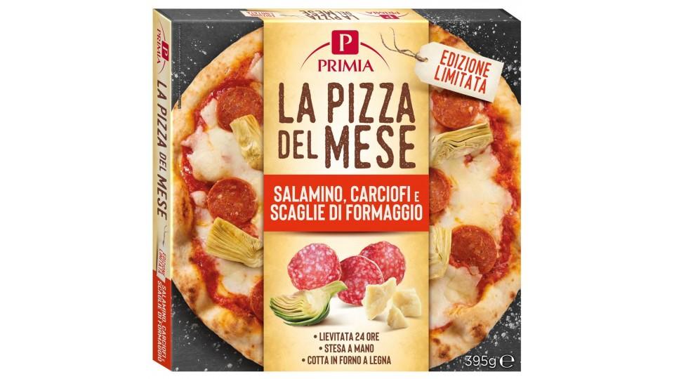 PIZZA SALAMINO E CARCIOFI