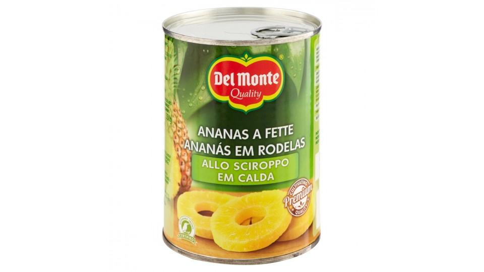 ANANAS SCIROPPATO A FETTE