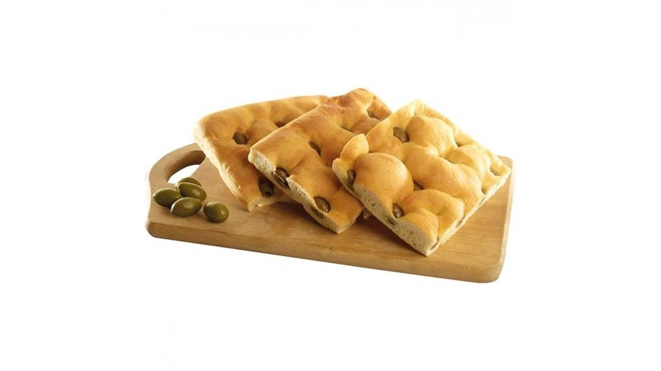 FOCACCIA CON OLIVE AL KG.