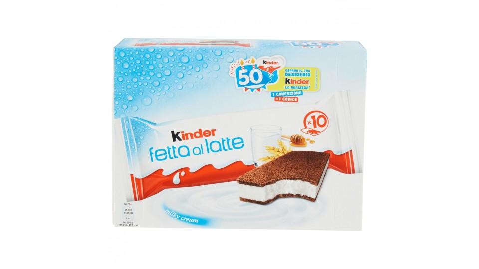 KINDER FETTA AL LATTE