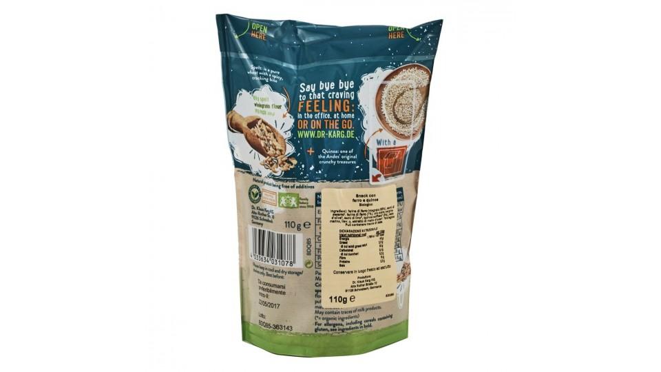 SNACK INTEGRALE BIO FARRO QUINOA