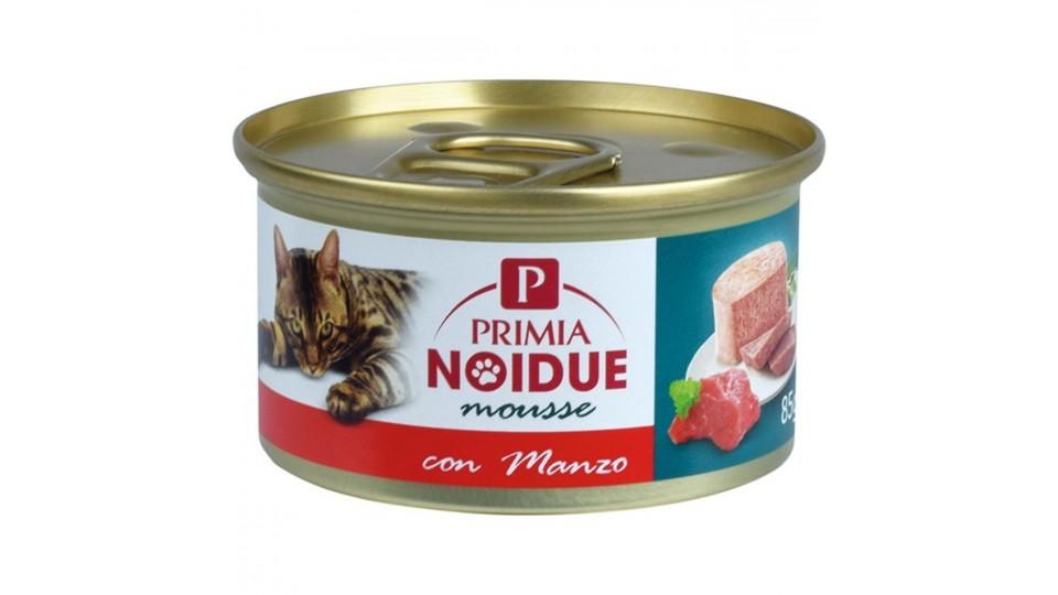 MOUSSE PER GATTO CON MANZO