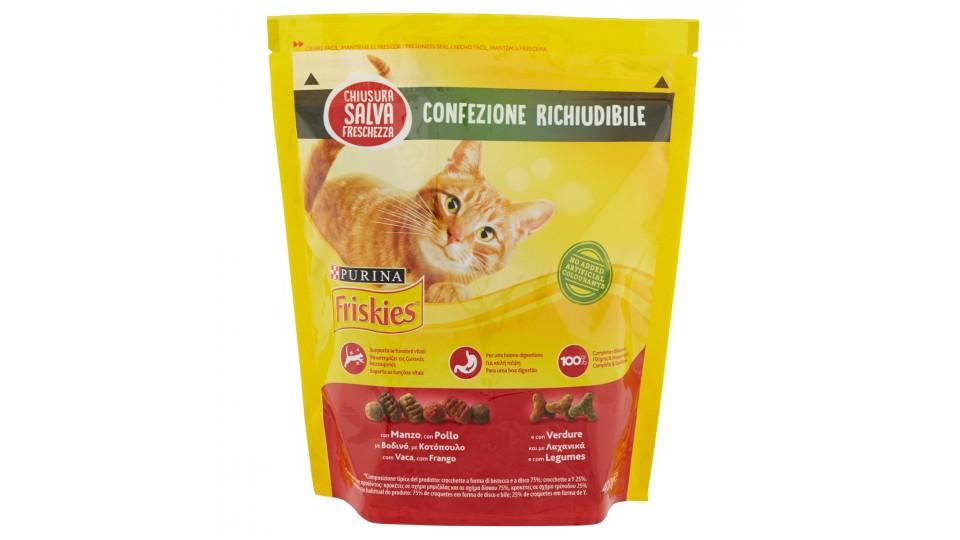 Purina - Alimento completo per gatti adulti, con Manzo, Pollo e Verdure