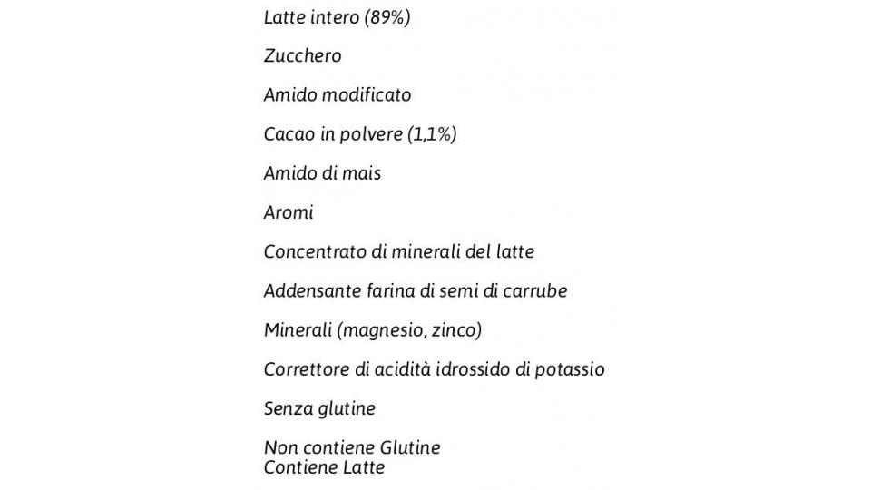 Merenda al Latte Cacao Da 8 mesi